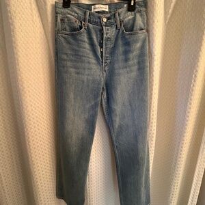 Aritzia Denim Forum Arlo High Rise Straight Jean LIKE NEW